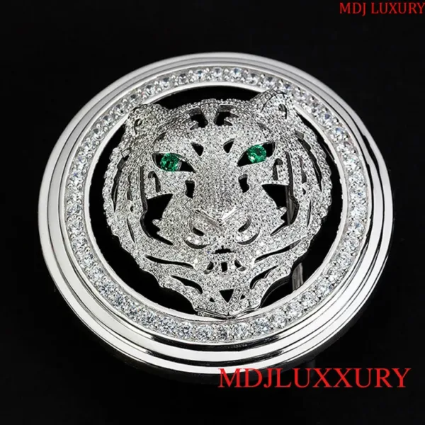 Mặt thắt lưng Mãnh Hổ bạc 925 - TL22