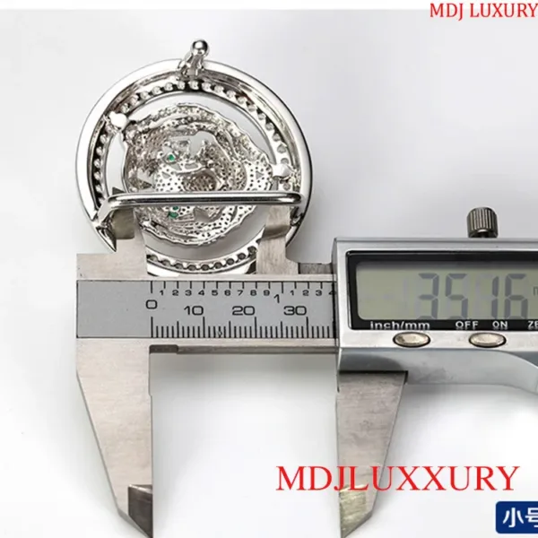Mặt thắt lưng Mãnh Hổ bạc 925 - TL22