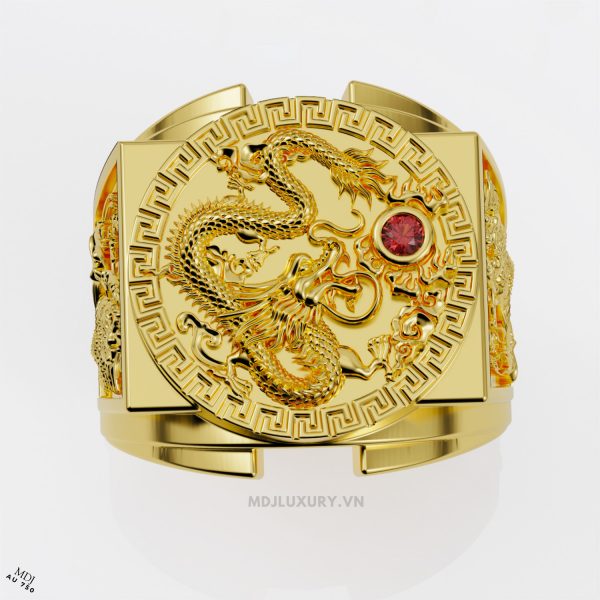 Nhẫn Nam Rồng Đẹp NN167