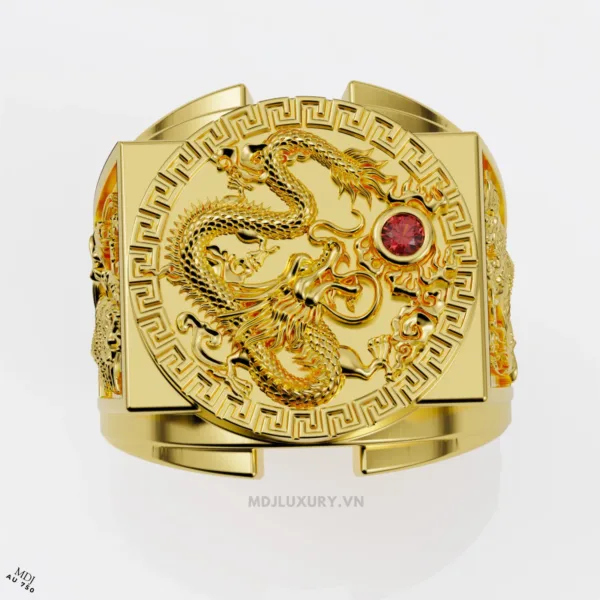 Nhẫn Nam Rồng Đẹp NN167
