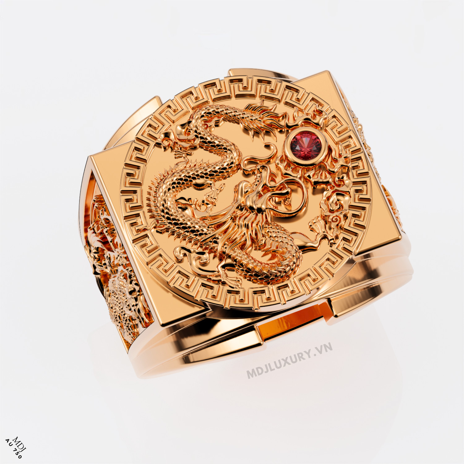 Nhẫn Nam Rồng Đẹp NN167