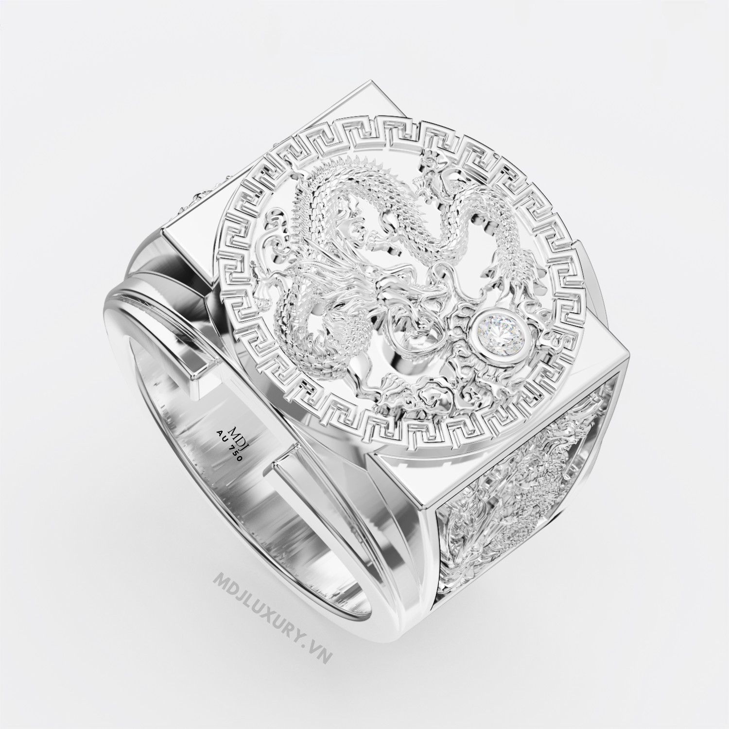 Nhẫn Nam Rồng Đẹp NN167