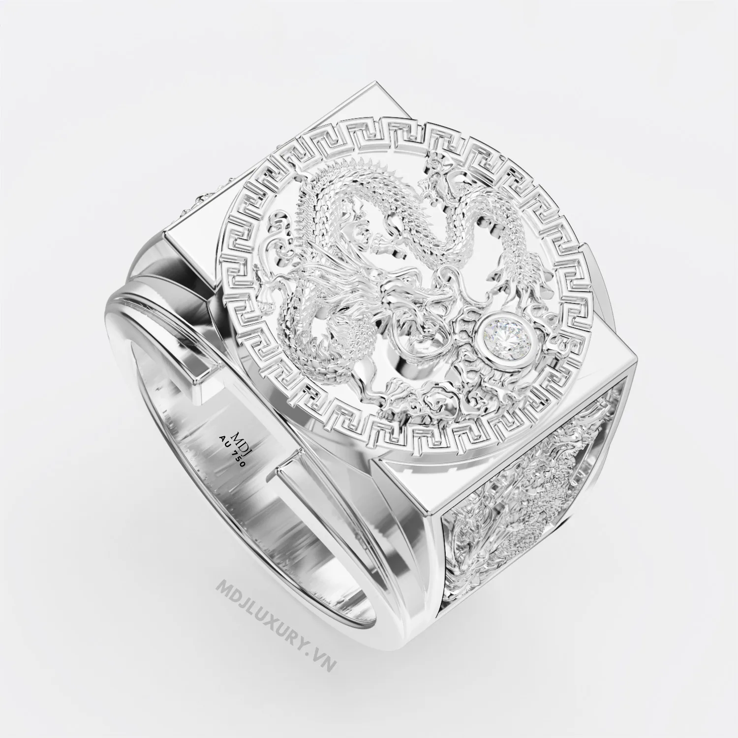 Nhẫn Nam Rồng Đẹp NN167