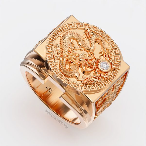 Nhẫn Nam Rồng Đẹp NN167