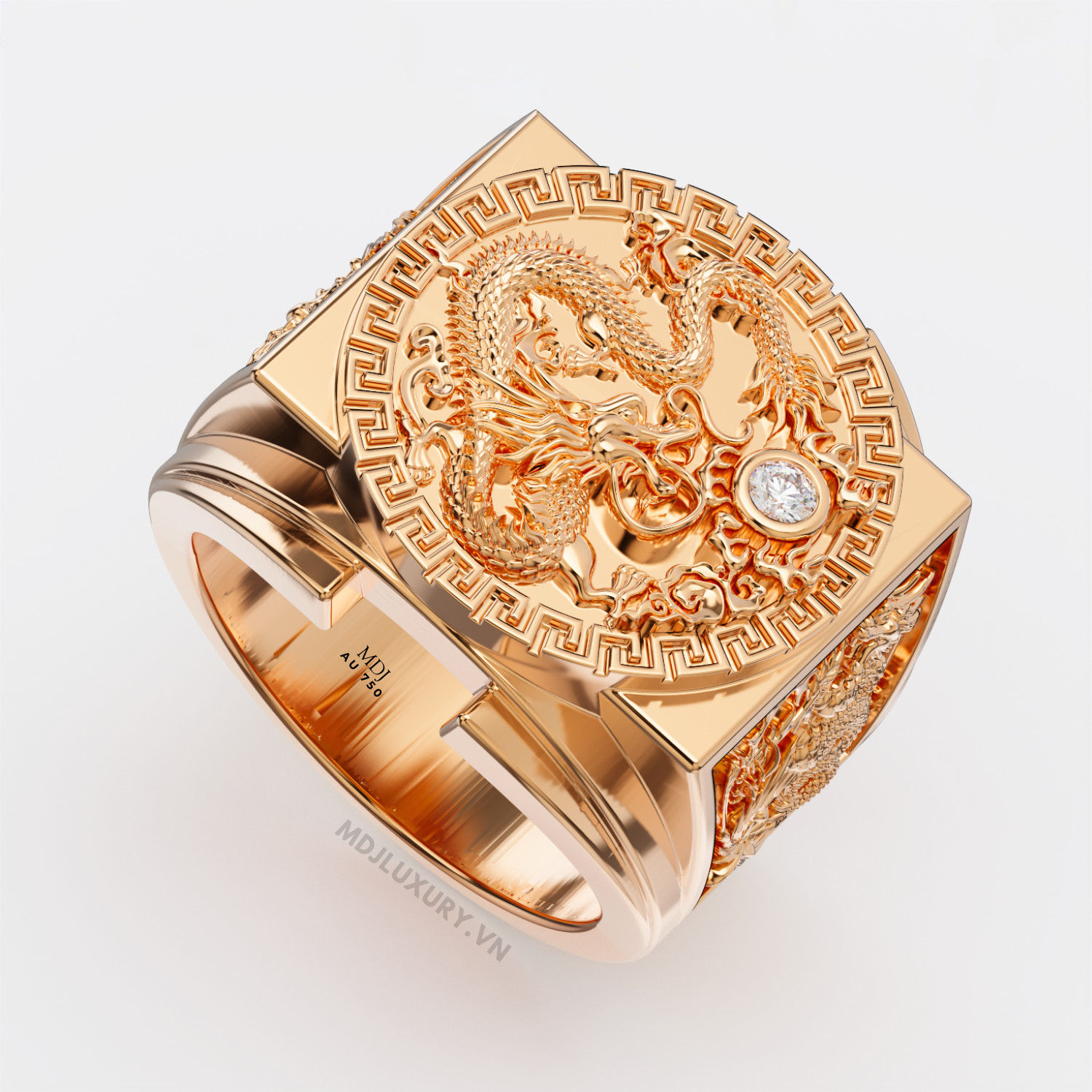 Nhẫn Nam Rồng Đẹp NN167