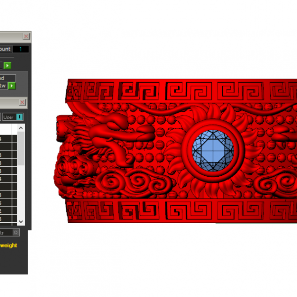 Nhẫn Nam Rồng vàng tây – Song long bảo ngọc 18K – MDJ NN253