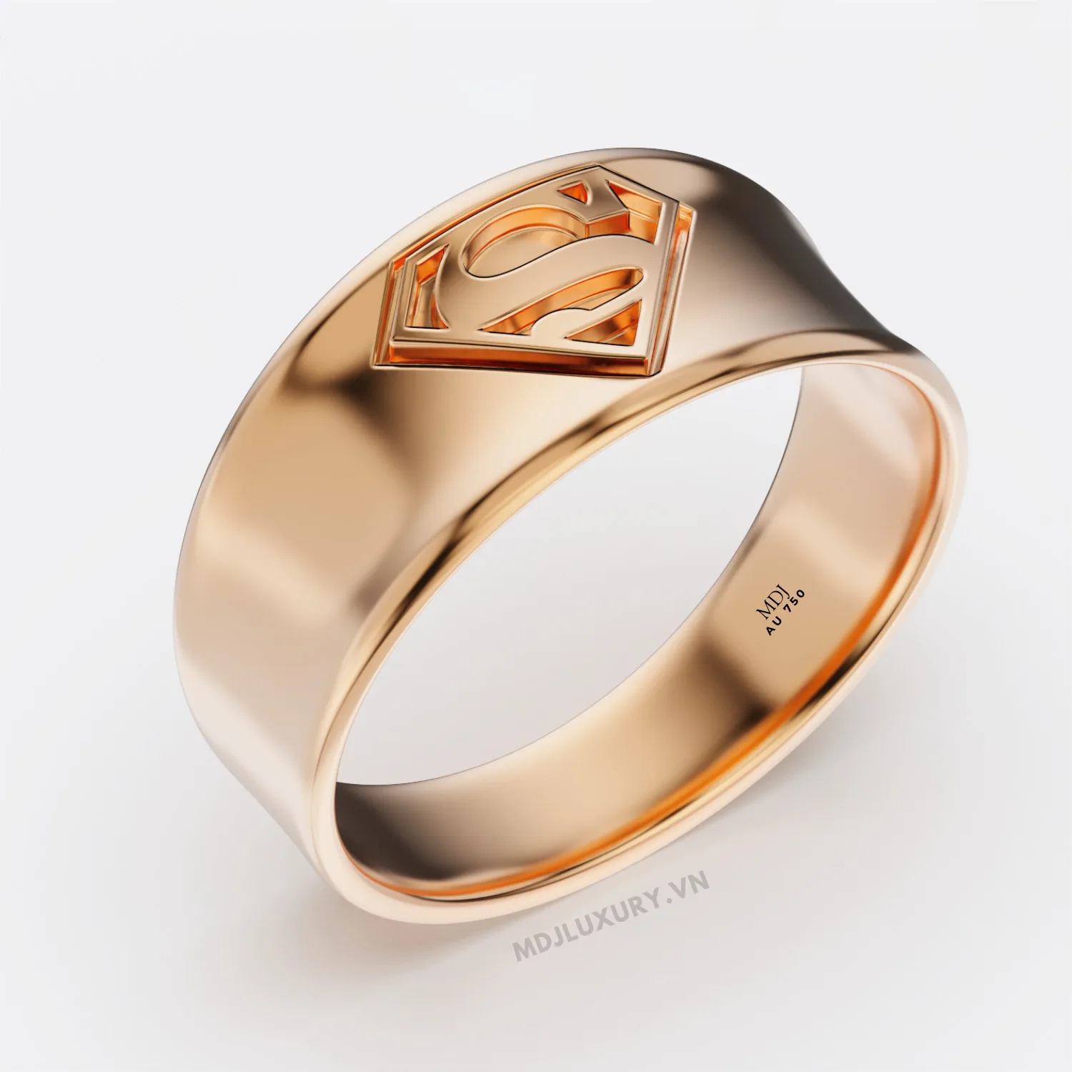 Nhẫn Nam superman vàng 18K – MDJ NN255