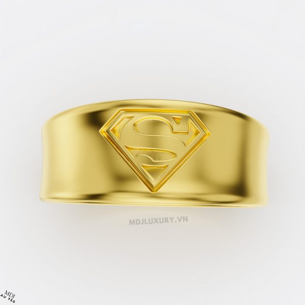 Nhẫn Nam superman vàng 18K – MDJ NN255