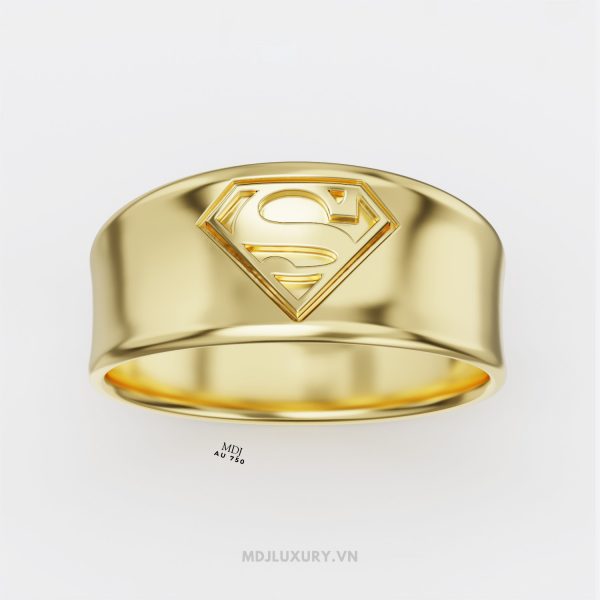 Nhẫn Nam superman vàng 18K – MDJ NN255