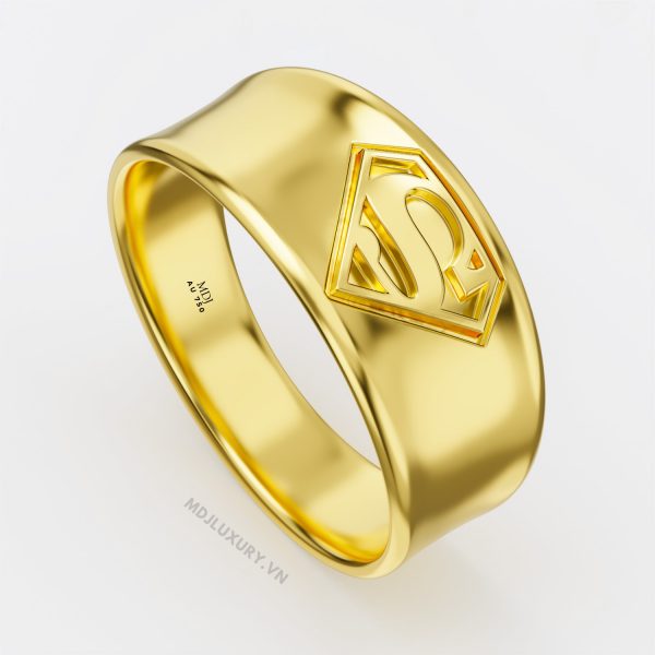 Nhẫn Nam superman vàng 18K – MDJ NN255