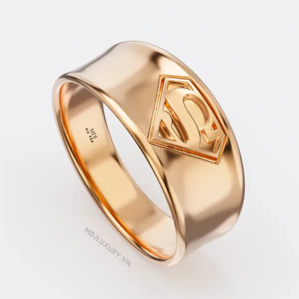 Nhẫn Nam superman vàng 18K – MDJ NN255
