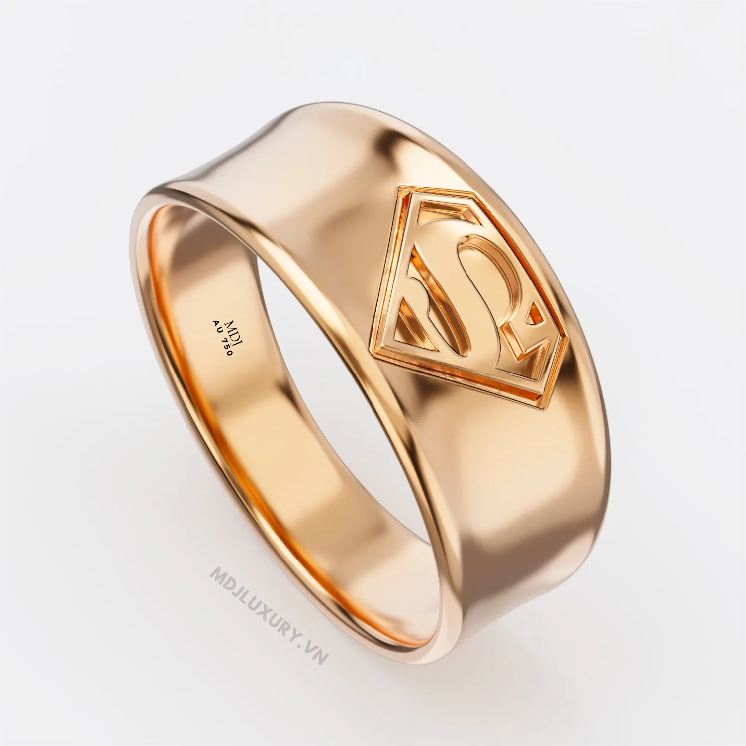 Nhẫn Nam superman vàng 18K – MDJ NN255