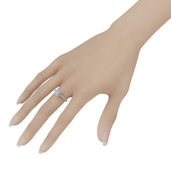 Nhẫn Đính Hôn vàng nữ đá ruby MDJ NNU124