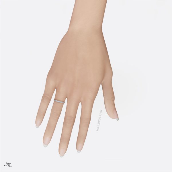 Nhẫn Cầu hôn vàng hồng nữ  MDJ NNU126