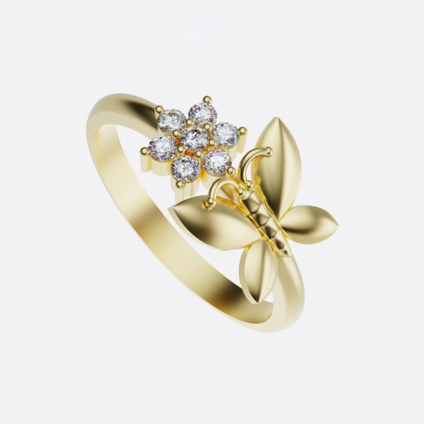 Nhẫn Nữ Vàng Đẹp NNU77