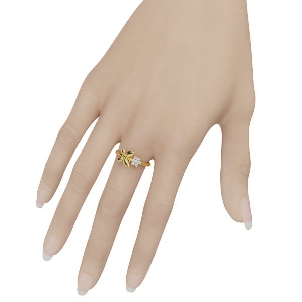 Nhẫn Nữ Vàng Đẹp NNU77