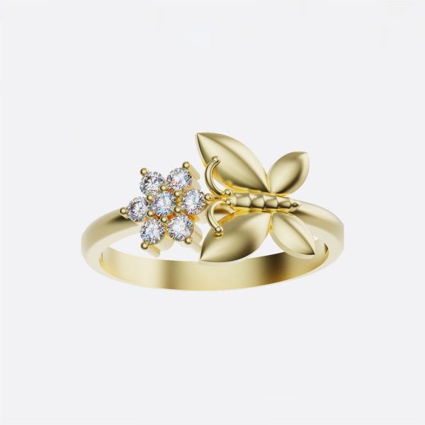 Nhẫn Nữ Vàng Đẹp NNU77