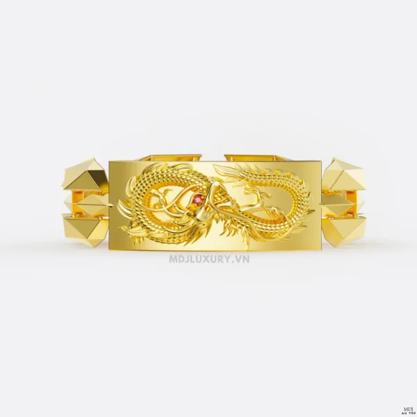 Lắc tay Rồng Cho Nam Vàng18K – Lắc tay MDJ LTN10