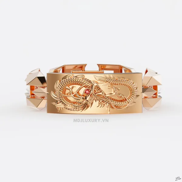 Lắc tay Rồng Cho Nam Vàng18K – Lắc tay MDJ LTN10