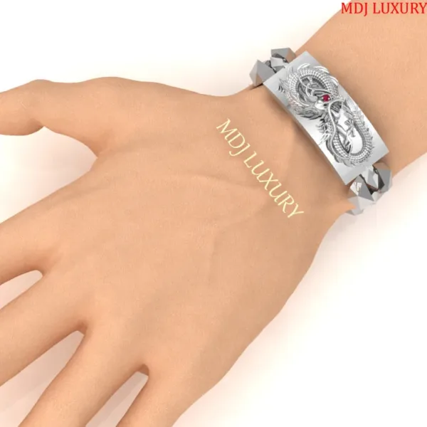 Lắc tay Rồng Cho Nam Vàng18K - Lắc tay MDJ LTN10