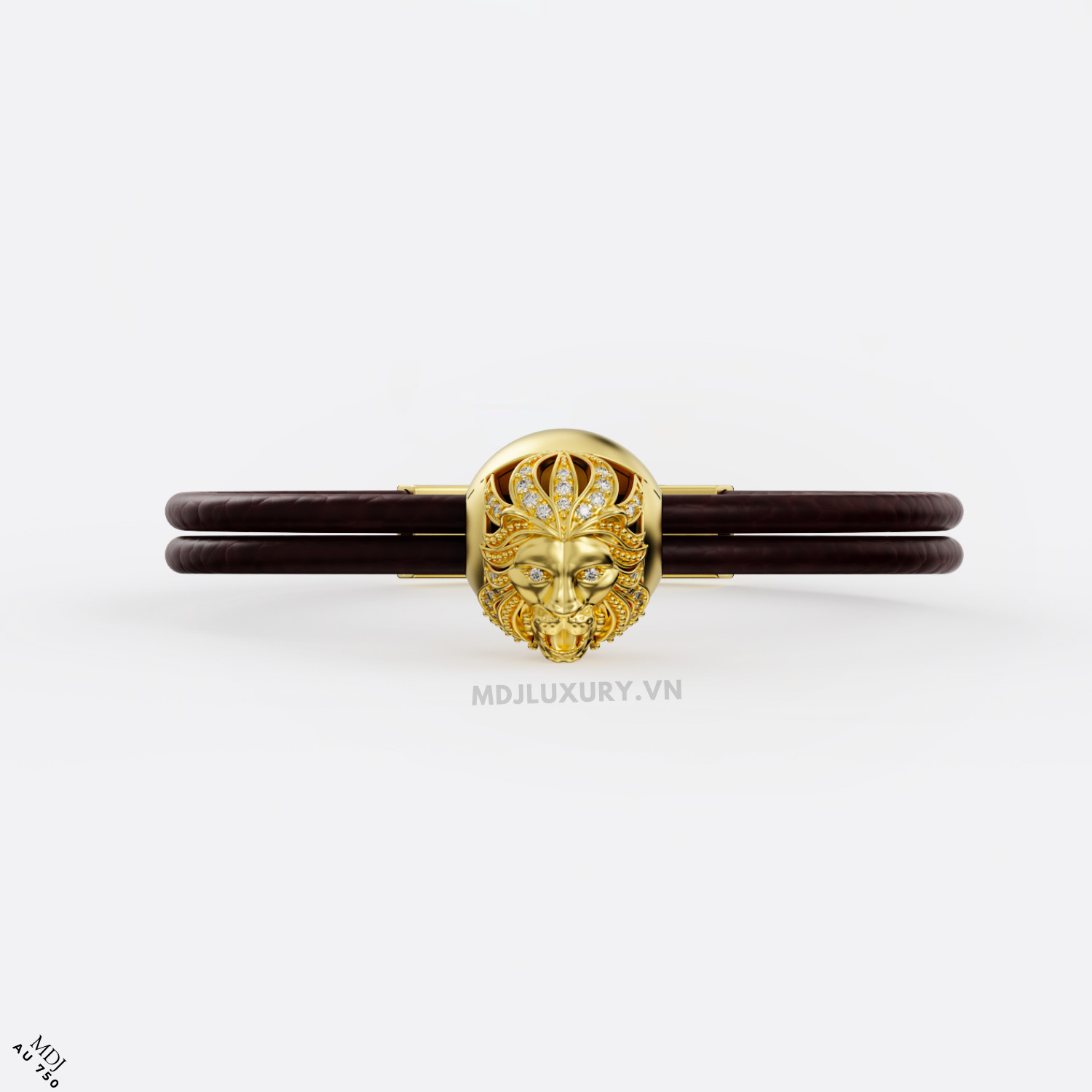 Lắc tay Sư Tử Cho Nam Vàng18K – Lắc tay MDJ LTN11