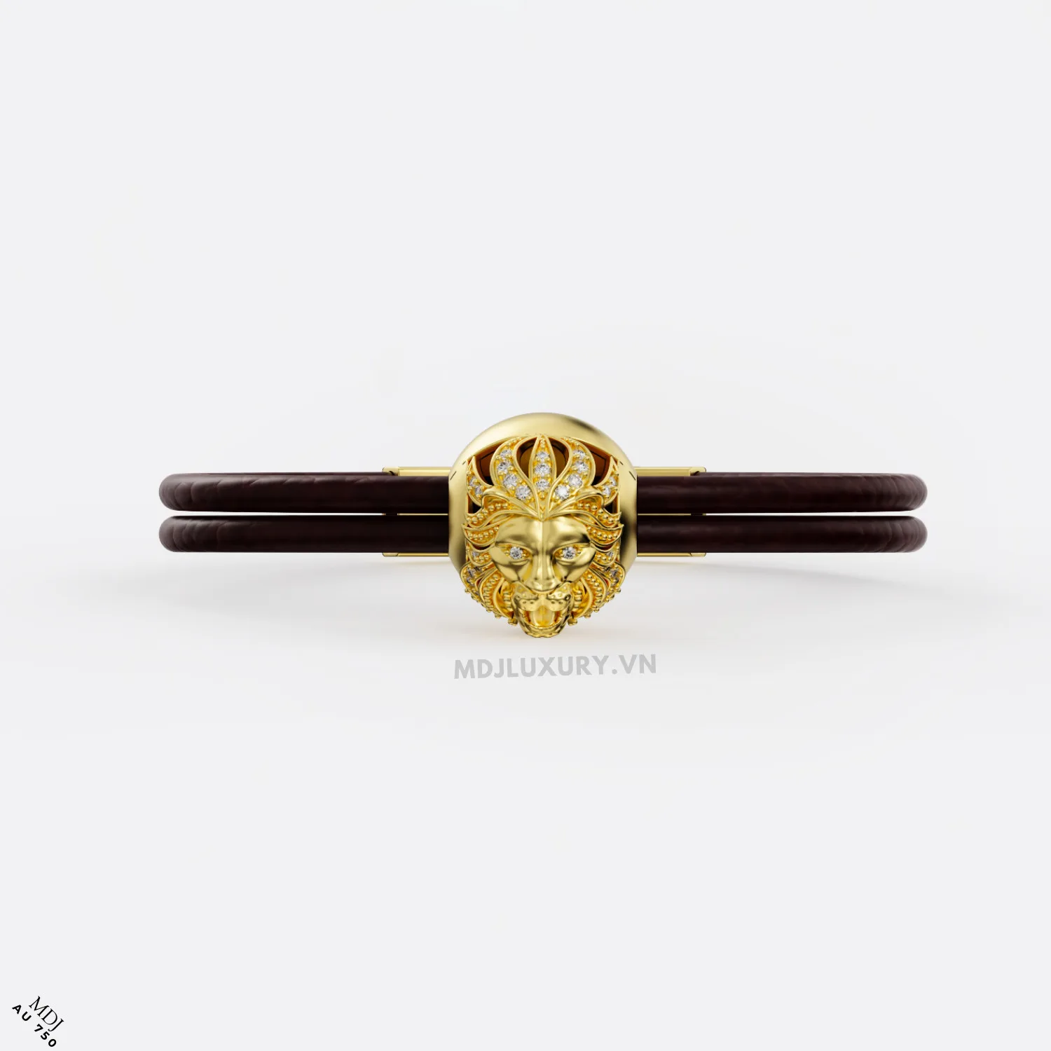 Lắc tay Sư Tử Cho Nam Vàng18K – Lắc tay MDJ LTN11