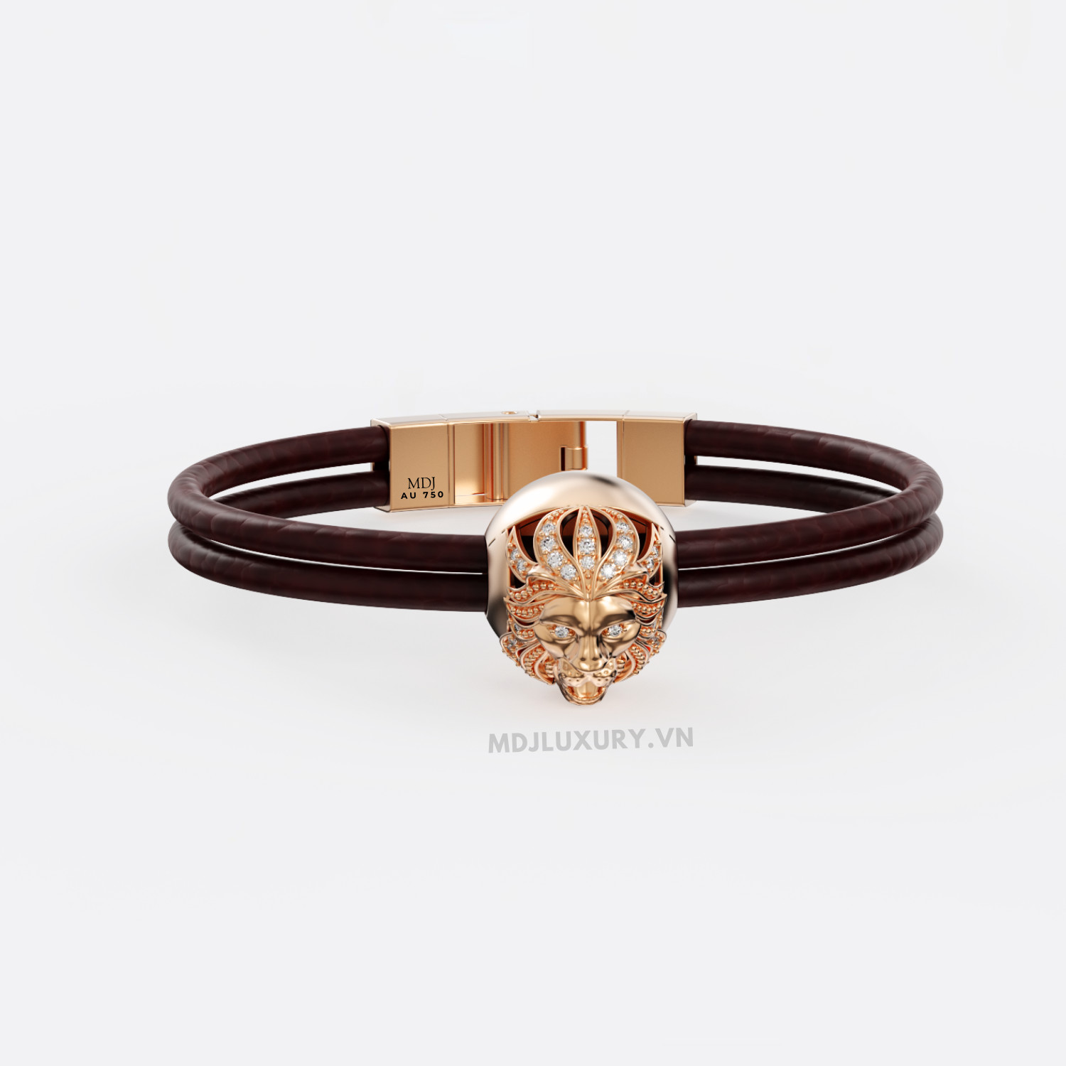 Lắc tay Sư Tử Cho Nam Vàng18K – Lắc tay MDJ LTN11