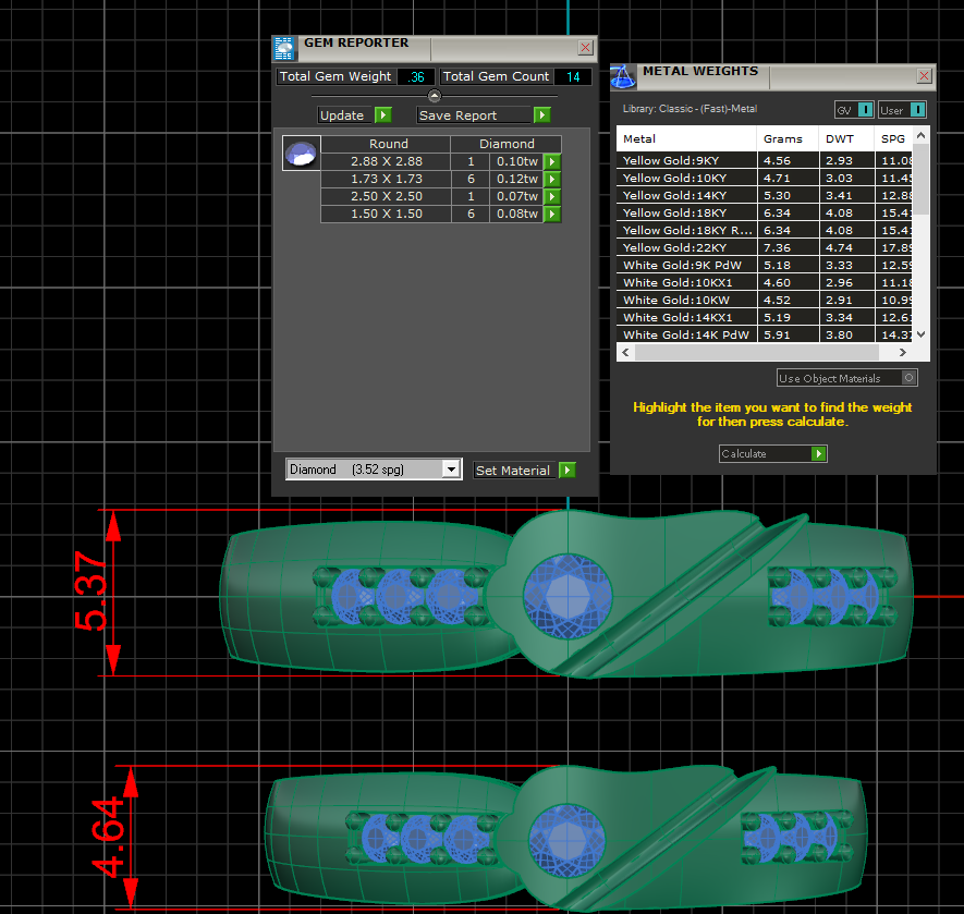 Nhẫn cưới vàng trắng mẫu thiết kế cao cấp NC37