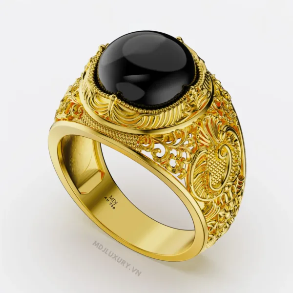 Nhẫn Vàng Nam 18K Đá Ruby thiên nhiên cao cấp – NN133