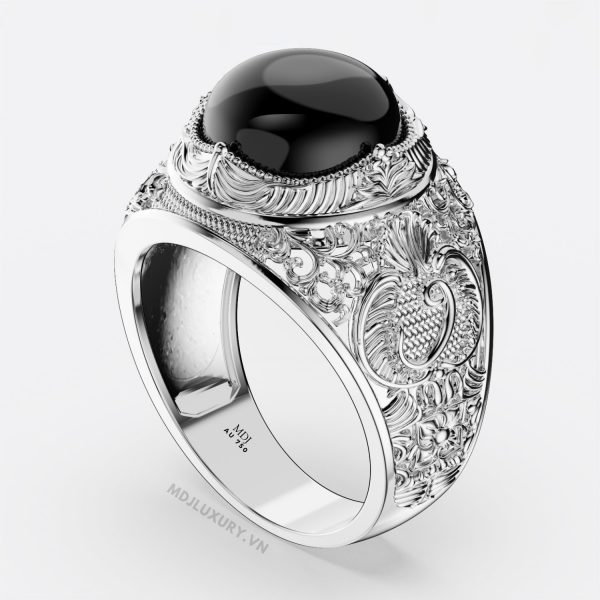 Nhẫn Vàng Nam 18K Đá Ruby thiên nhiên cao cấp – NN133