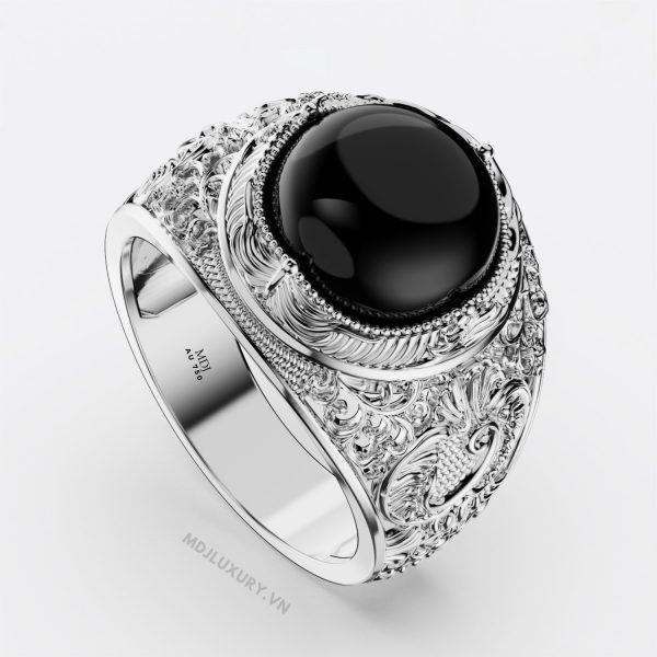 Nhẫn Vàng Nam 18K Đá Ruby thiên nhiên cao cấp – NN133