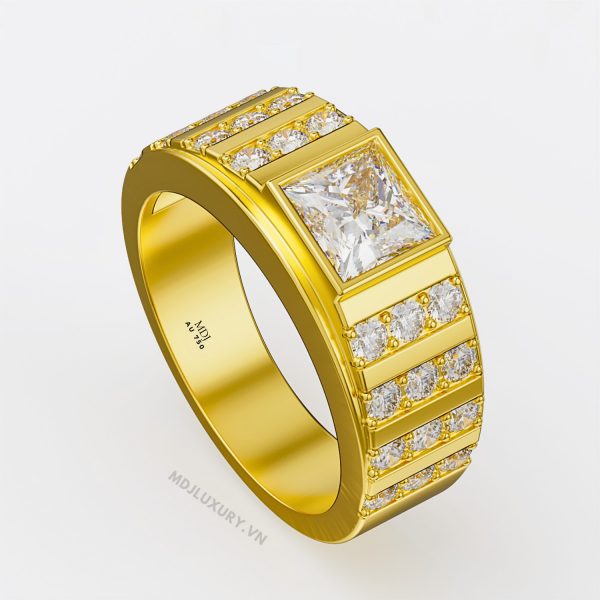 Nhẫn Vàng Nam MDJ thiết kế NN172