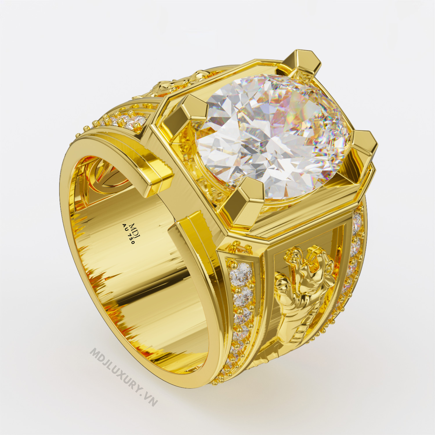 Nhẫn vàng nam Tuổi Dần NN182