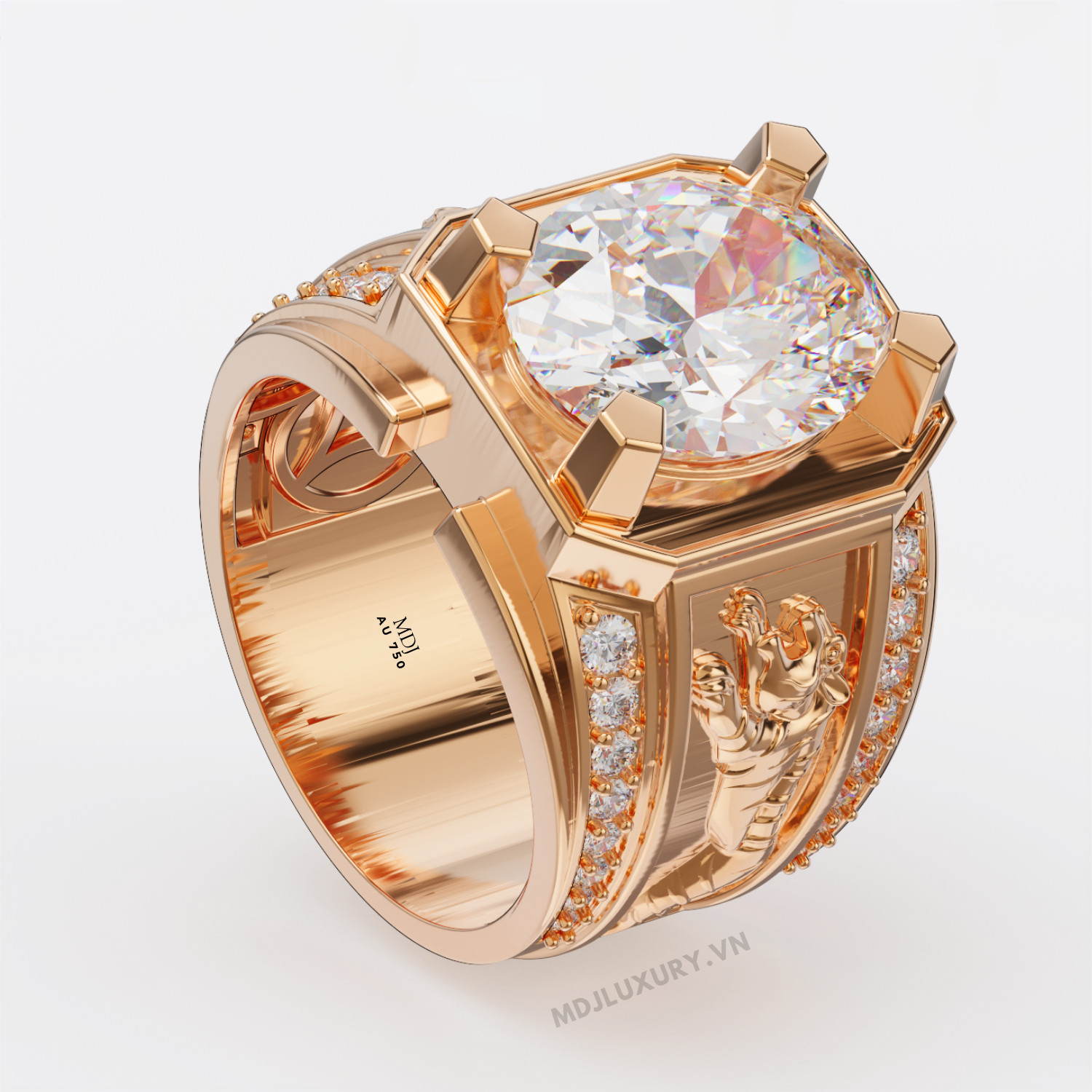 Nhẫn vàng nam Tuổi Dần NN182