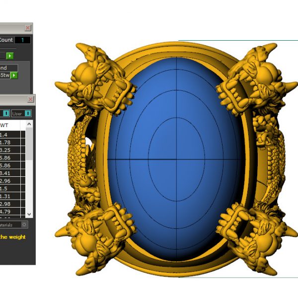 Nhẫn Nam Vàng 18K Tứ Long Bảo Ngọc MDJ – NN258