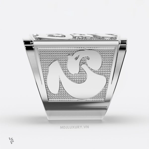 Nhẫn Nam Vàng 18K Chữ Phúc MDJ – NN259