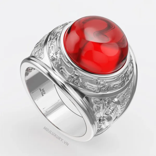 Nhẫn Mỹ Nam Vàng Tây 18K Cao Cấp – NN265