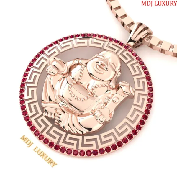 Mặt dây chuyền phật Di Lặc 18k MDC24