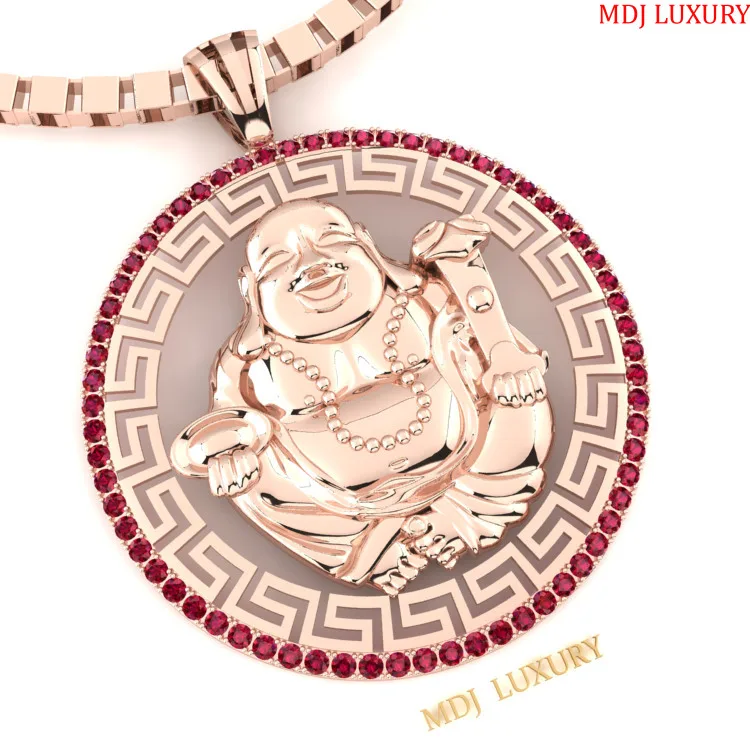Mặt dây chuyền phật Di Lặc 18k MDC24