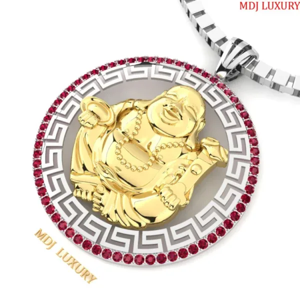 Mặt dây chuyền phật Di Lặc 18k MDC24
