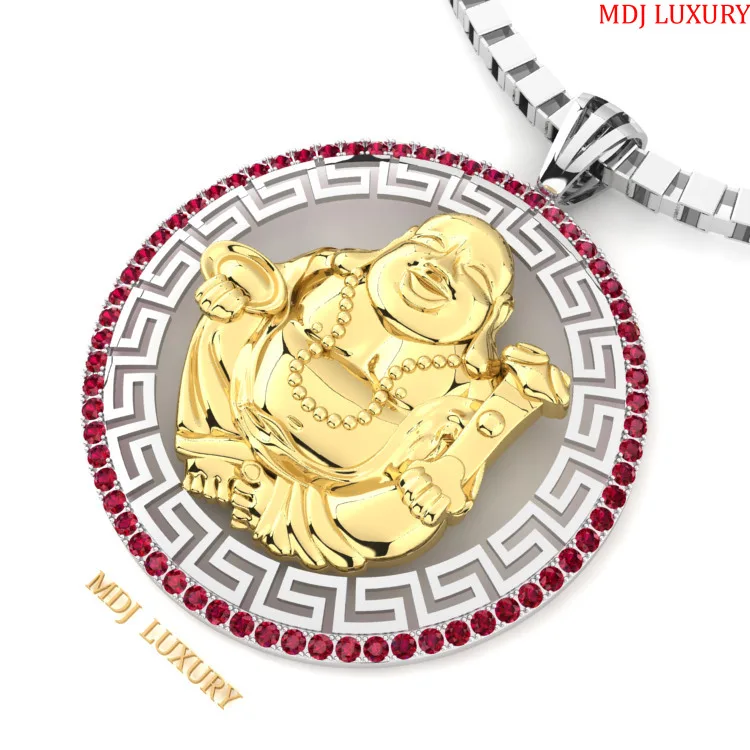 Mặt dây chuyền phật Di Lặc 18k MDC24
