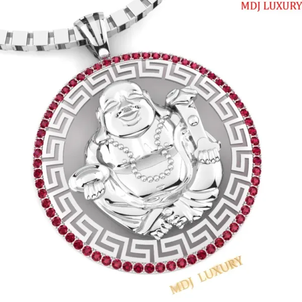 Mặt dây chuyền phật Di Lặc 18k MDC24