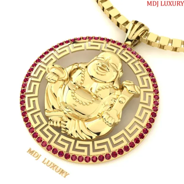 Mặt dây chuyền phật Di Lặc 18k MDC24