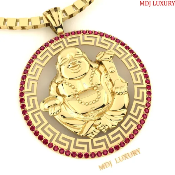 Mặt dây chuyền phật Di Lặc 18k MDC24