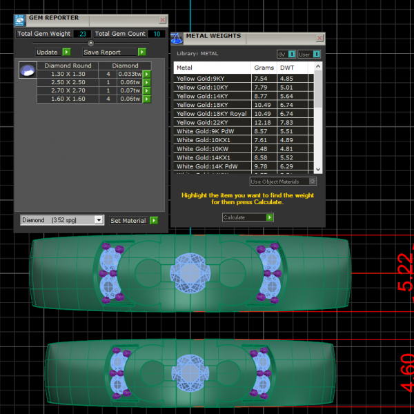 Nhẫn Cưới MDJ Kim Cương Thiên Nhiên NC185