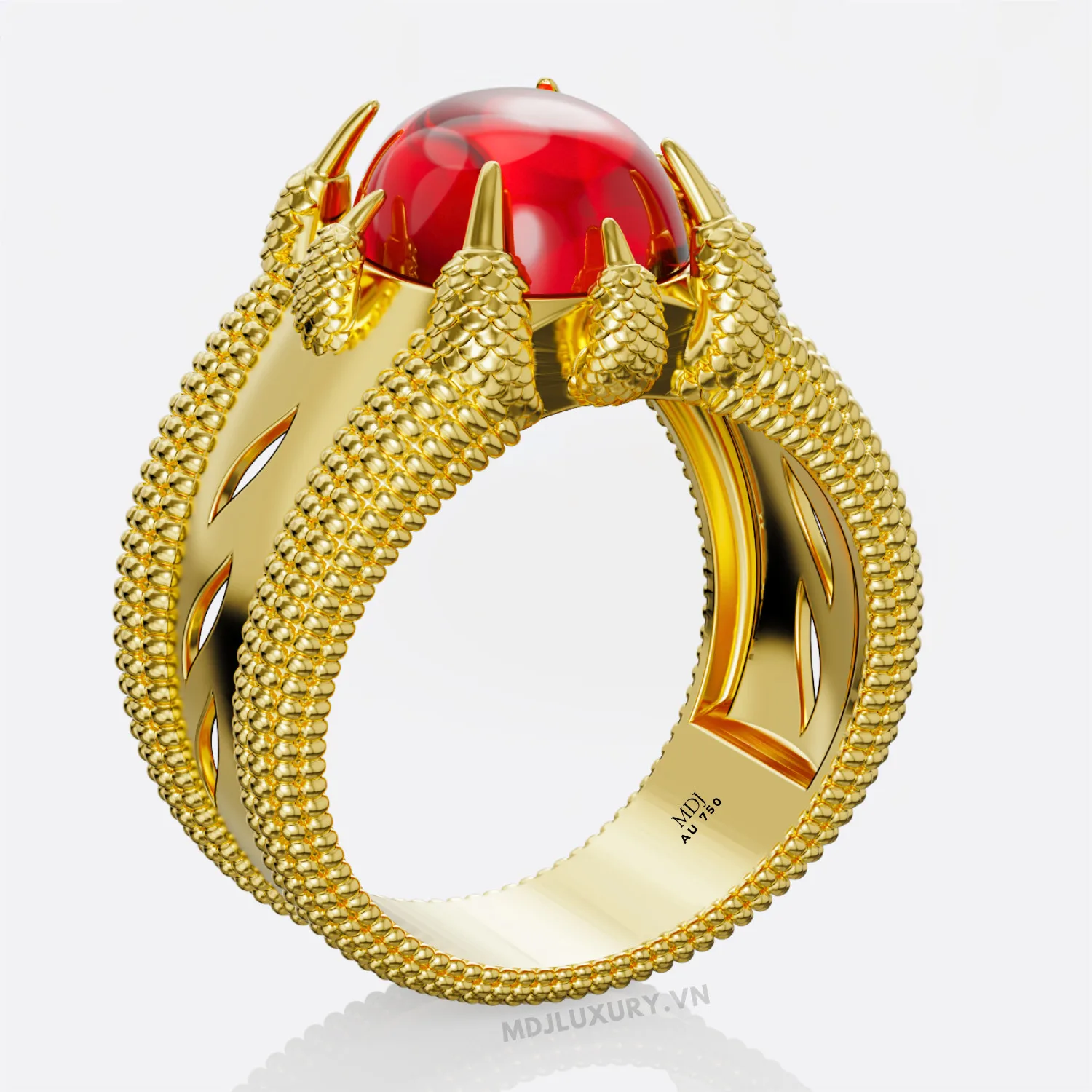 Nhẫn Nam Vàng Tây 18K Móng Rồng – NN266