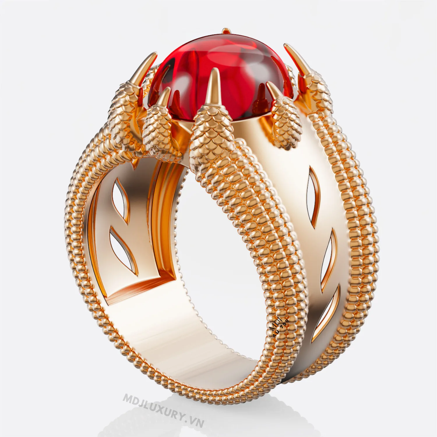 Nhẫn Nam Vàng Tây 18K Móng Rồng – NN266
