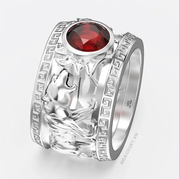 Nhẫn Vàng Nam Tuổi Hổ- Nhẫn Nam 18K  NN269