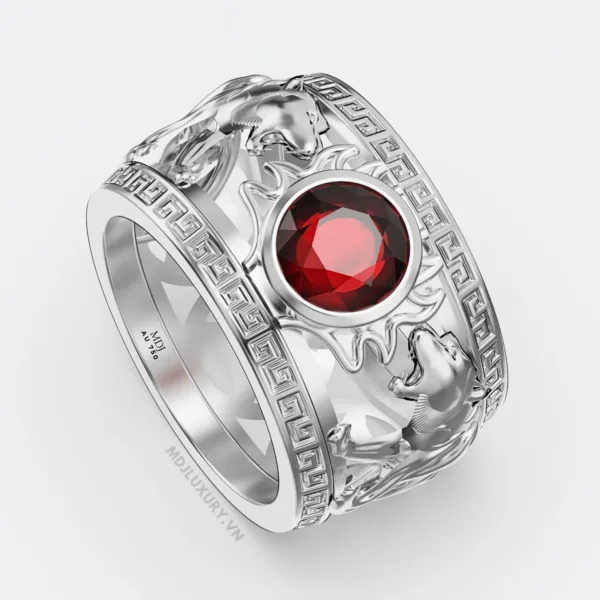 Nhẫn Vàng Nam Tuổi Hổ- Nhẫn Nam 18K  NN269