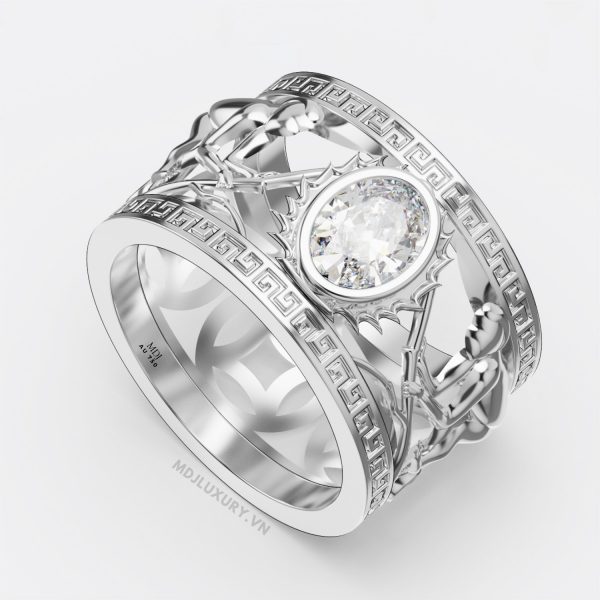 Nhẫn nam vàng 18K – Nhẫn Nam Tuổi Thân NN270